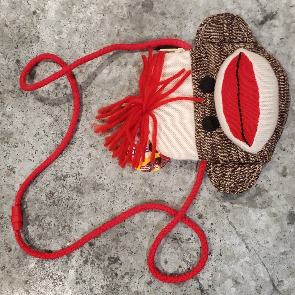 Schylling Sock Monkey Purse